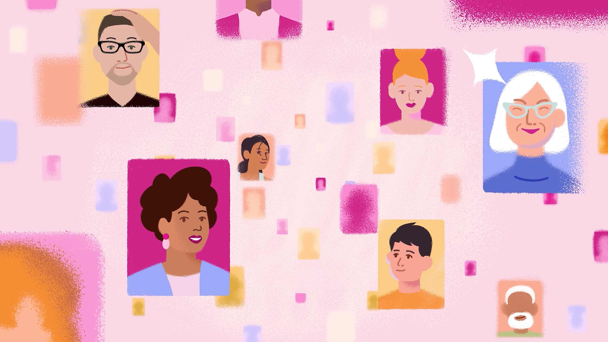 Collage of Faces